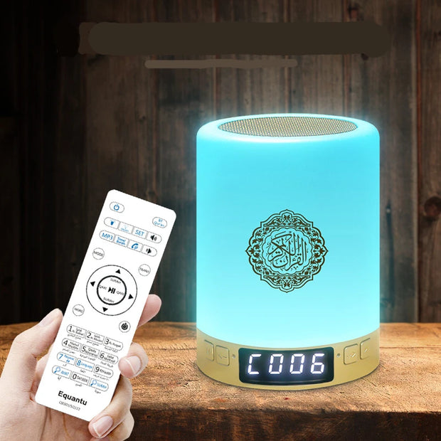 Bright Islamic Night Light Quran Lamp Box Koran Gift Azan Wireless Bluetooth Speaker Sound Portable Bluetooth