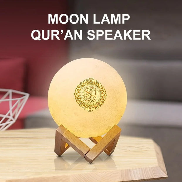 Bright Quran Azan  Koran Bluetooth Speaker Portable Night Light Holy Lamp Sound Box  Wireless  Mp3