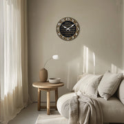 Islamic Calligraphy Scripture Wooden Wall Clock Living Room Bedroom Kitchen Home