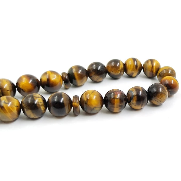 Tasbih Natural Tiger eye 33 99 Islamic prayer beads