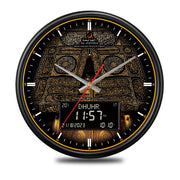 AL-FATIHA Athan Muslim Clock Digital-Analog Watch with Hijri Calendar Azan Prayer Times