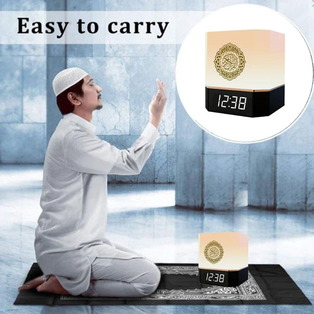 MQ-112 Bluetooth Wireless Remote LED  Touch Night Light Smart APP Control Digital AZAN Clock