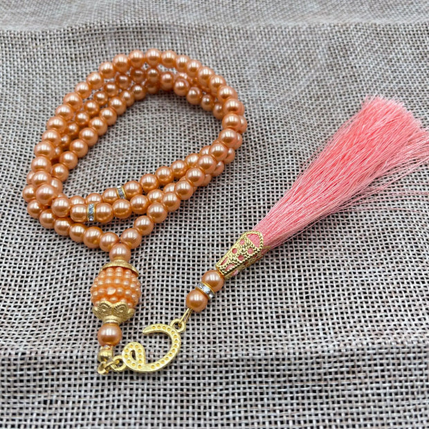 6mm 99 Islamic Beads  Glass Imitation Pearl