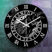 Luxury Golden Moon Lantern 4mm Thickeneded Tempered Glass  Wall Clock Silent Quartz Clock Kaishi Gift  (No Battery)