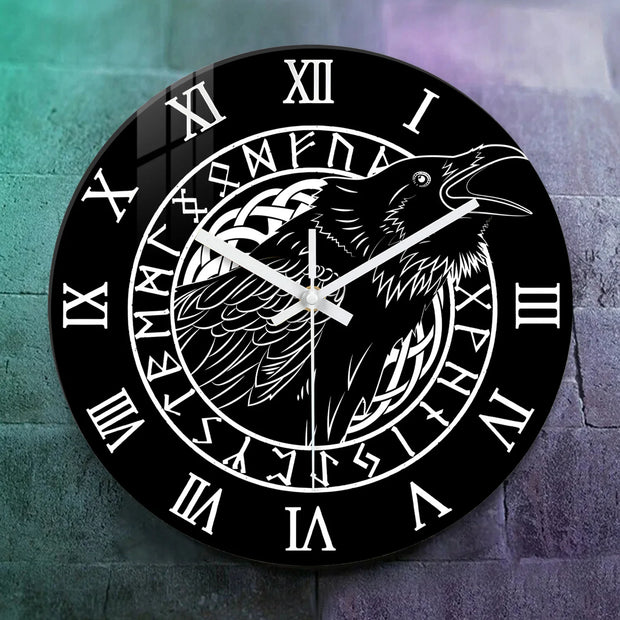Luxury Golden Moon Lantern 4mm Thickeneded Tempered Glass  Wall Clock Silent Quartz Clock Kaishi Gift  (No Battery)