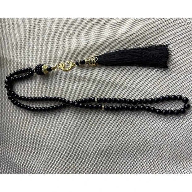 6mm 99 Glass Pearls Tassel  Islamic Prayer Beads