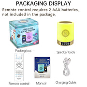 Bright Quran Azan  Koran Bluetooth Speaker Portable Night Light Holy Lamp Sound Box  Wireless  Mp3