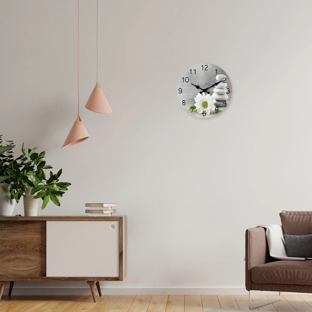 Islamic Calligraphy Scripture Wooden Wall Clock Living Room Bedroom Kitchen Home