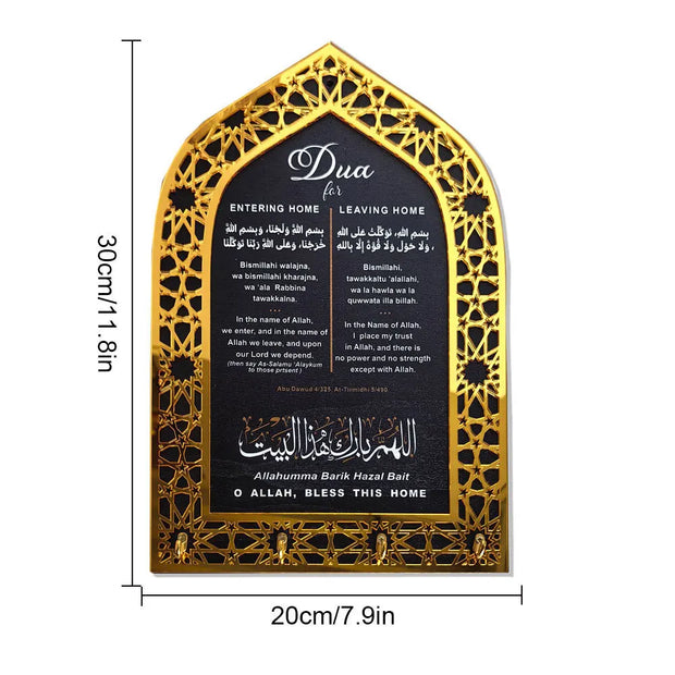 Ramadan Acrylic Mosque Night Table Key Hook Ornament