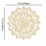Bismillah Islamic Wall Decoration - Metal Wall Art with Islamic Calligraphy