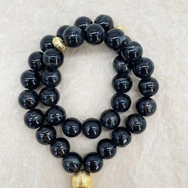 Handmade 10mm 33 Beads Glass  Ramadan Tasbih Islamic Arab Prayer Beads