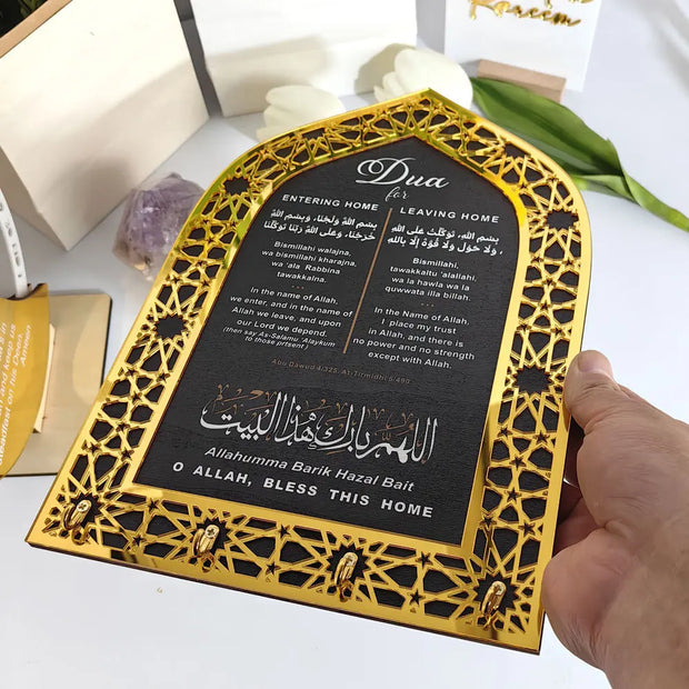 Ramadan Acrylic Mosque Night Table Key Hook Ornament