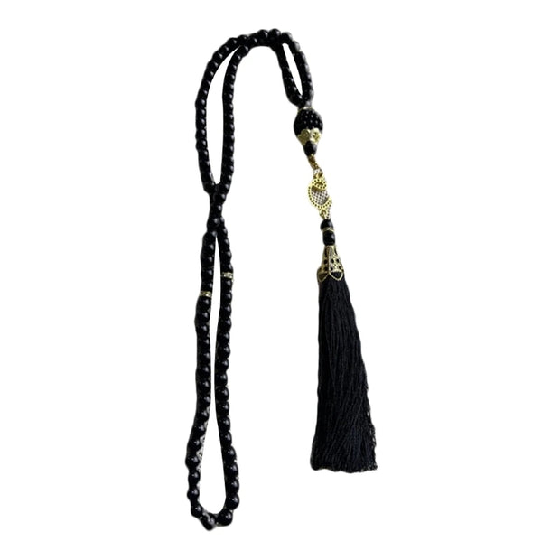 6mm 99 Glass Pearls Tassel  Islamic Prayer Beads