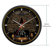 AL-FATIHA Athan Muslim Clock Digital-Analog Watch with Hijri Calendar Azan Prayer Times