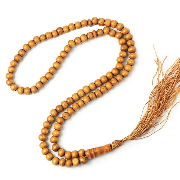 1 Pcs Wooden Tasbih Prayer Beads 99 IslamicPrayer Beads Islamic Handheld Prayer Beads Tassel