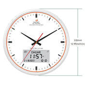 AL-FATIHA Athan Muslim Clock Digital-Analog Watch with Hijri Calendar Azan Prayer Times