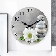 Islamic Calligraphy Scripture Wooden Wall Clock Living Room Bedroom Kitchen Home