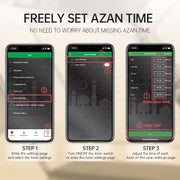 Bright Quran Azan  Koran Bluetooth Speaker Portable Night Light Holy Lamp Sound Box  Wireless  Mp3