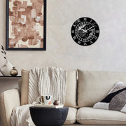 Luxury Golden Moon Lantern 4mm Thickeneded Tempered Glass  Wall Clock Silent Quartz Clock Kaishi Gift  (No Battery)