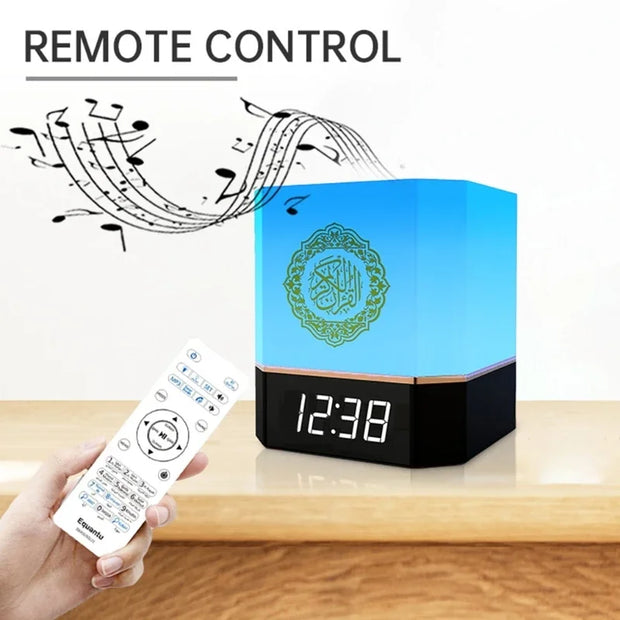 MQ-112 Bluetooth Wireless Remote LED  Touch Night Light Smart APP Control Digital AZAN Clock
