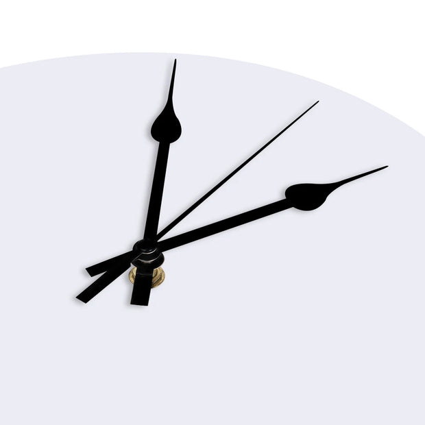 Luxury Golden Eid Mubarak Mosques and Fanoos Lanterns Wall Clock