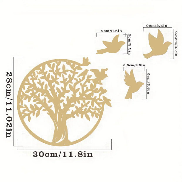 Bismillah Islamic Wall Decoration - Metal Wall Art with Islamic Calligraphy