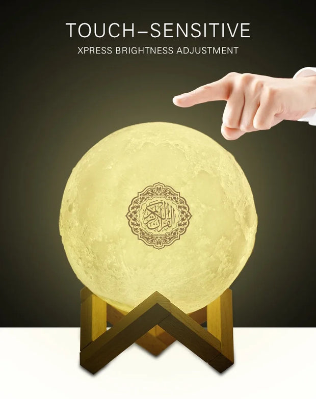 Bright Quran Azan  Koran Bluetooth Speaker Portable Night Light Holy Lamp Sound Box  Wireless  Mp3