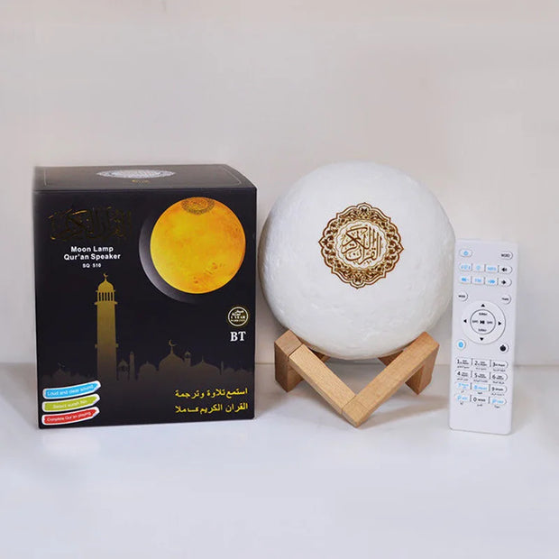 Bright Quran Azan  Koran Bluetooth Speaker Portable Night Light Holy Lamp Sound Box  Wireless  Mp3