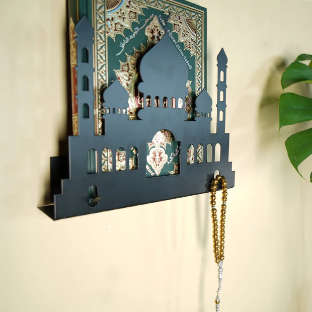 1PC Masjid ironwork folding wall hanging shelving  Islamic  decoration shelving