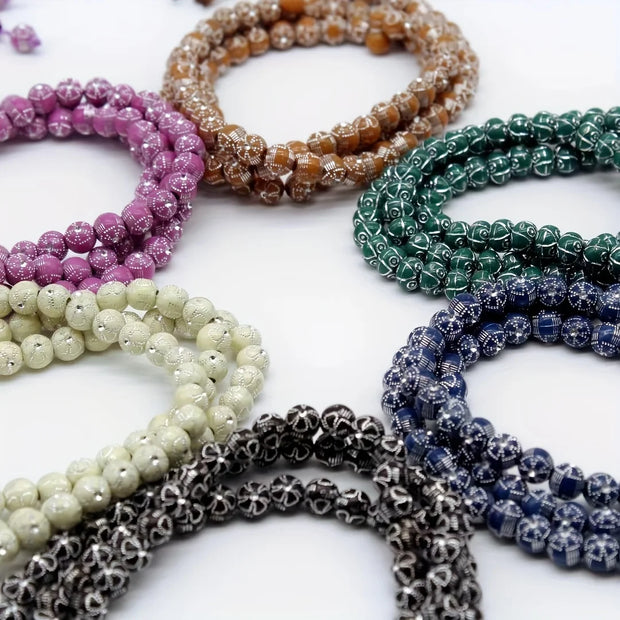 99 Beads 8mm Islamic Prayer Beads Made Of Acrylic