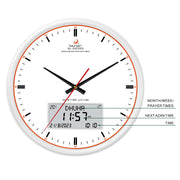 AL-FATIHA Athan Muslim Clock Digital-Analog Watch with Hijri Calendar Azan Prayer Times