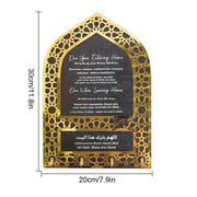 Ramadan Acrylic Mosque Night Table Key Hook Ornament