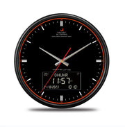 AL-FATIHA Athan Muslim Clock Digital-Analog Watch with Hijri Calendar Azan Prayer Times