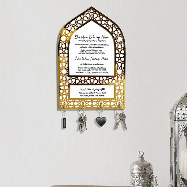 Ramadan Acrylic Mosque Night Table Key Hook Ornament