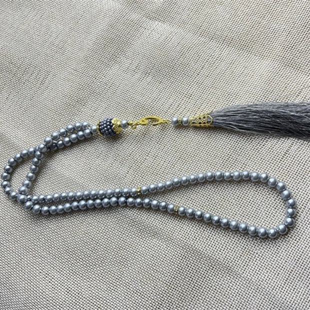6mm 99 Islamic Beads  Glass Imitation Pearl