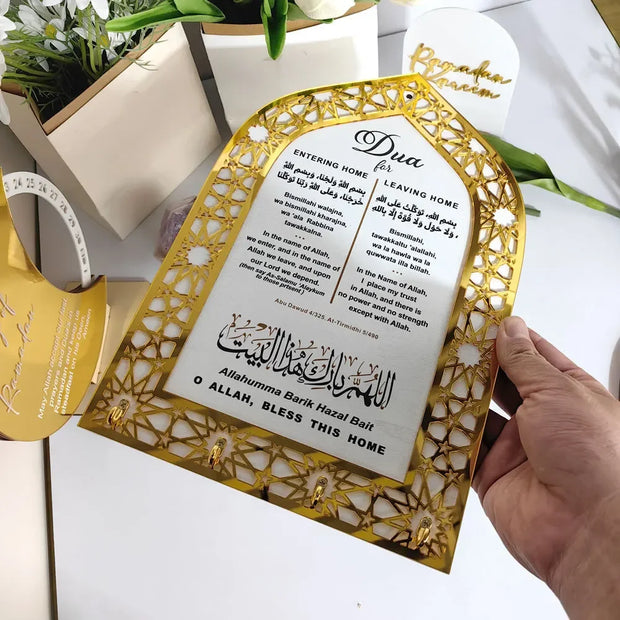 Ramadan Acrylic Mosque Night Table Key Hook Ornament