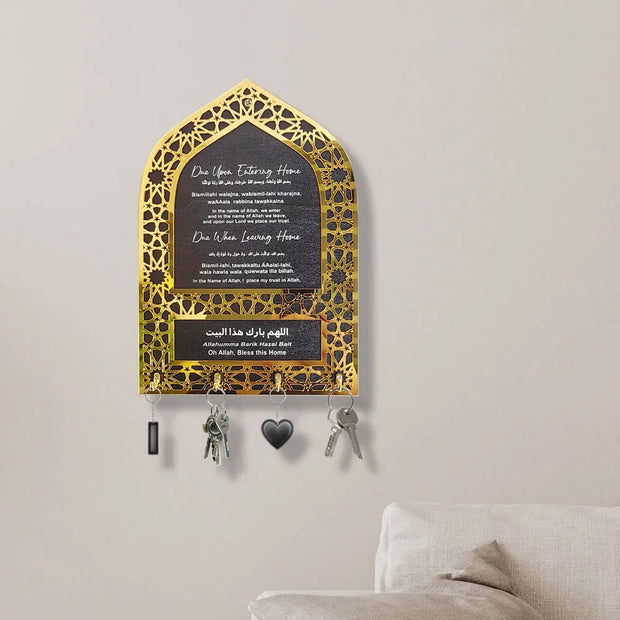 Ramadan Acrylic Mosque Night Table Key Hook Ornament