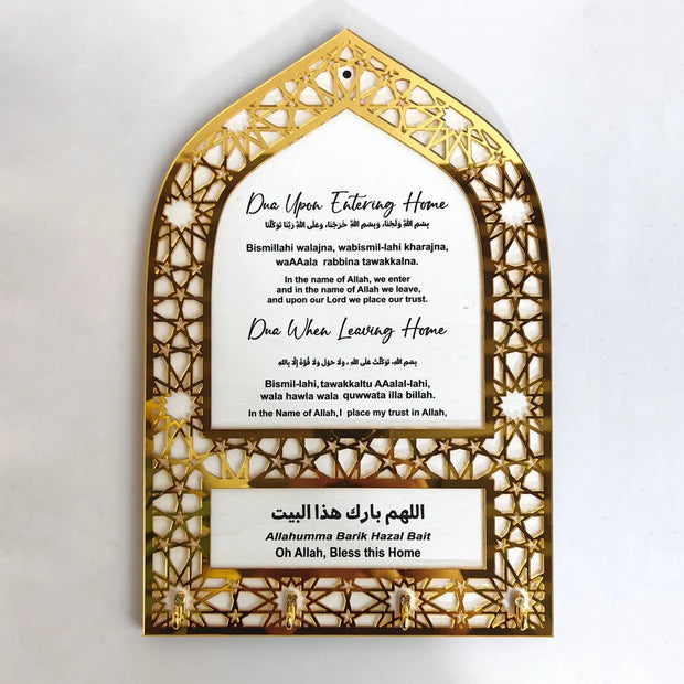Ramadan Acrylic Mosque Night Table Key Hook Ornament