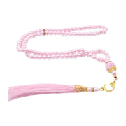 6mm 99 Glass Pearls Tassel  Islamic Prayer Beads