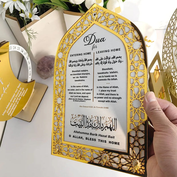 Ramadan Acrylic Mosque Night Table Key Hook Ornament
