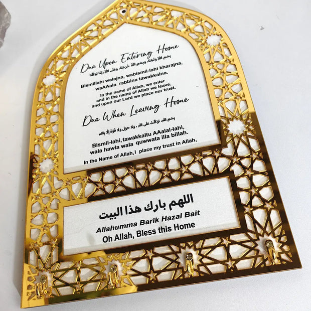 Ramadan Acrylic Mosque Night Table Key Hook Ornament