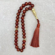 Handmade 10mm 33 Beads Glass  Ramadan Tasbih Islamic Arab Prayer Beads