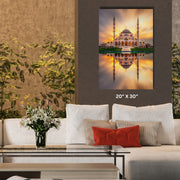 Masjid Sharjah New Mosque Largest mosque in Dubai Stretched Canvas