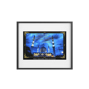  Surah Al-Ikhlas, Sultan Salahuddin Abdul Aziz Mosque Framed Masjid Poster  Islamic Canvas and Giftware  14″ x 11″ (Horizontal) / Black Frame / Matte-15" x 10" (Horizontal) / Black Frame / Matte-16″ x 12″ (Horizontal) / Black Frame / Matte