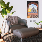Masjid Stretched Canvas Sunrise at Taj Mahal in Agra, India