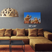 Masjid Traditional Arabic architecture in Egypt Masjid Stretched Canvas