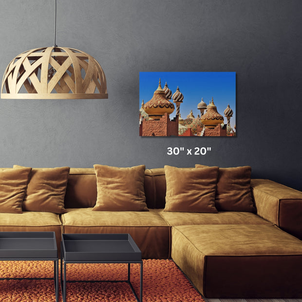 Masjid Traditional Arabic architecture in Egypt Masjid Stretched Canvas
