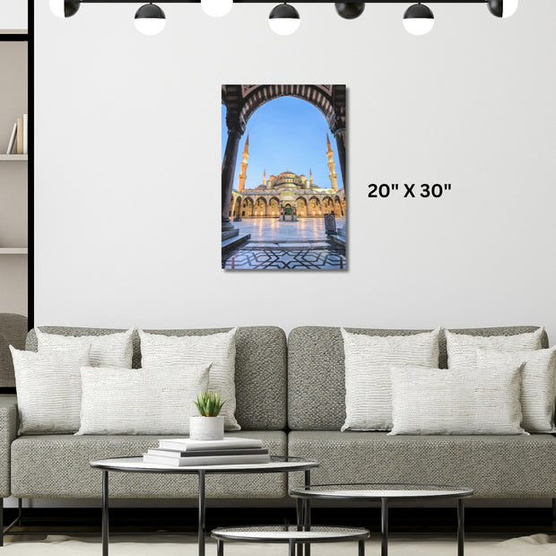 Masjid Stretched Canvas Blue mosque in Istanbul,Turkey