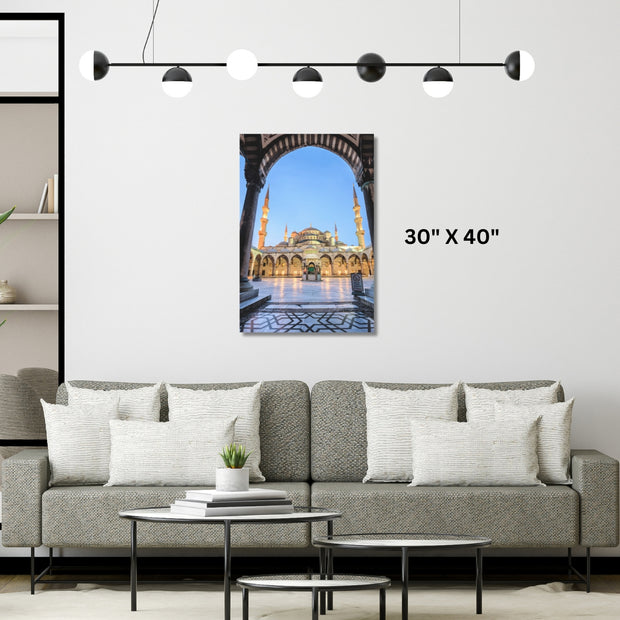 Masjid Stretched Canvas Blue mosque in Istanbul,Turkey