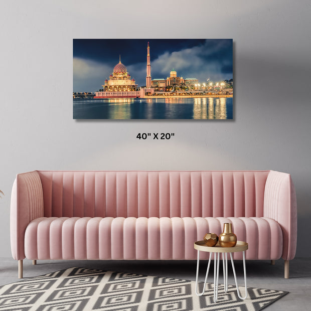 Masjid Stretched Canvas Amazing view of Putra mosque.